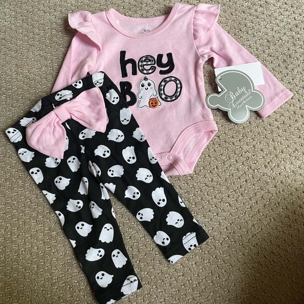 NWT 3m Hey Boo 👻 Halloween Outfit